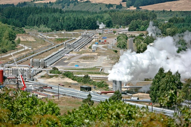 Wairakei Power Station is a geothermal power station near the Wairakei Geothermal Field in New Zealand.