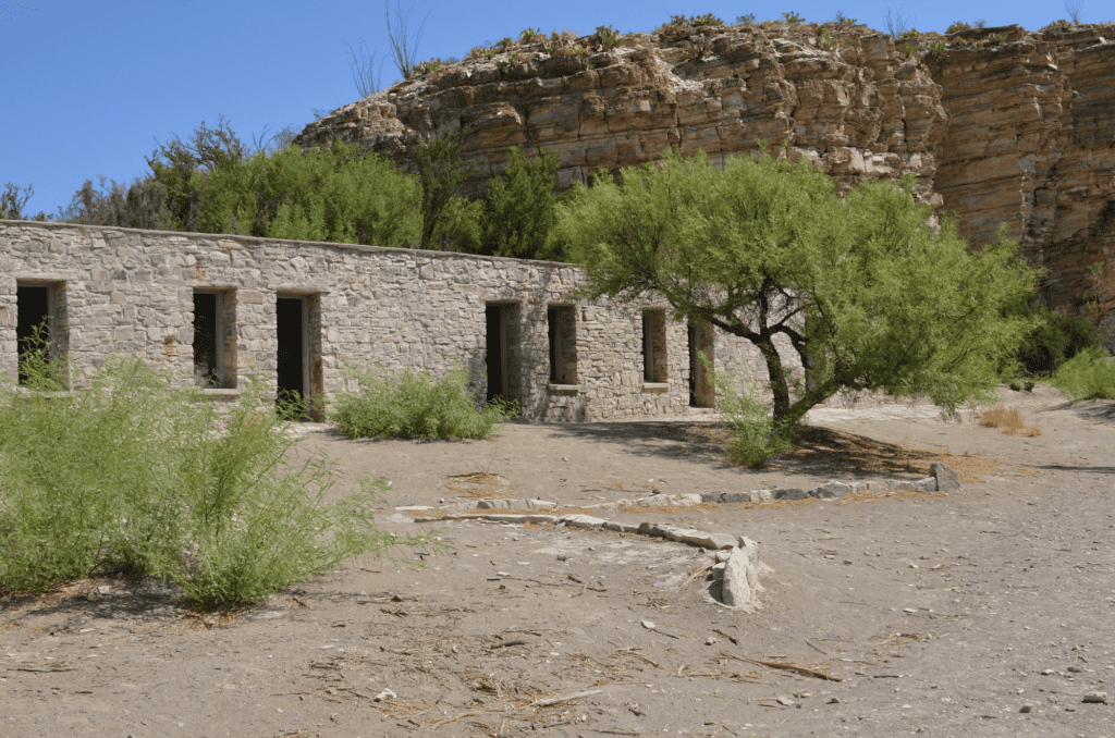 The historical resort, built in 1914, at Boquillas Hot Springs