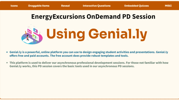 Using Genial.ly course image